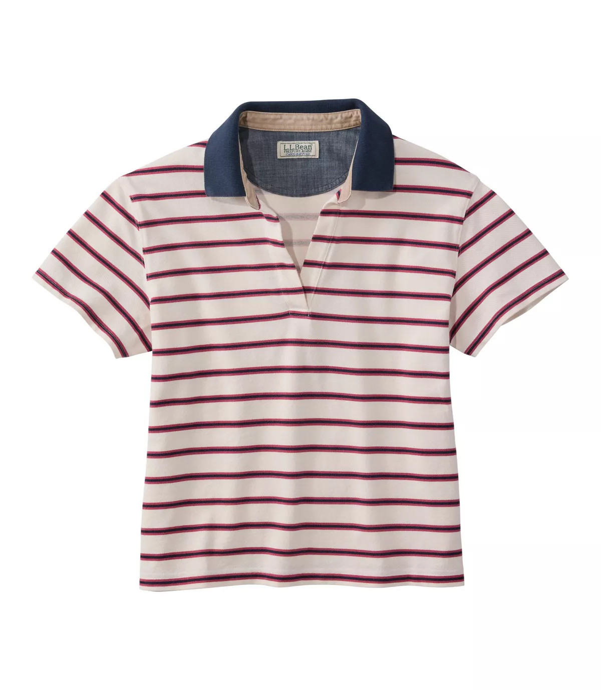 Women's Casco Bay Polo, Short-Sleeve Stripe | L.L. Bean