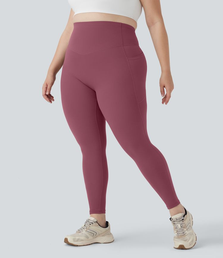 Plus Size Halara UltraSculpt™ High Waisted Butt Lifting Tummy Control Shaping Training Leggings with Pockets | Halara UK