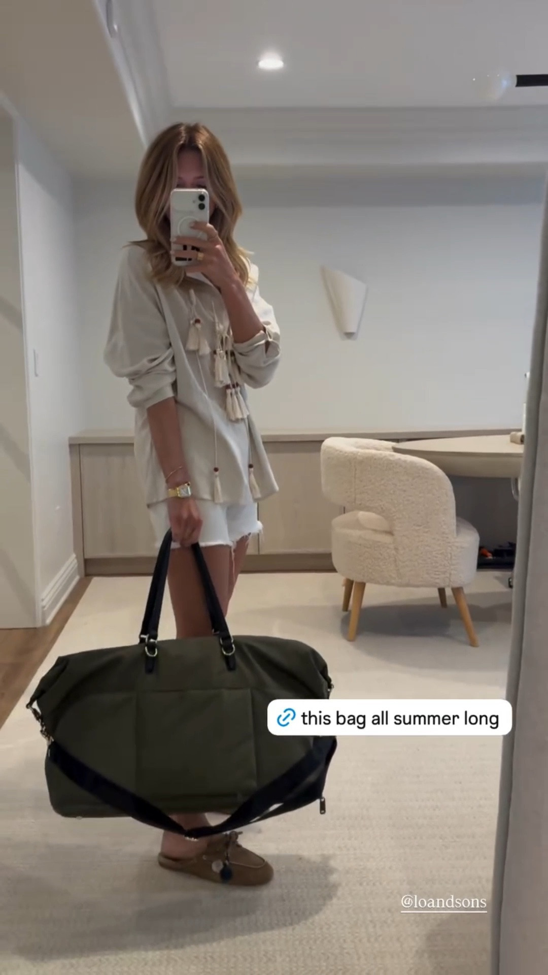 New large weekender duffel bag! Also linking my tunic top with tassels for those who asked!

#LTKTravel #LTKgrwm #LTKdayinmylife