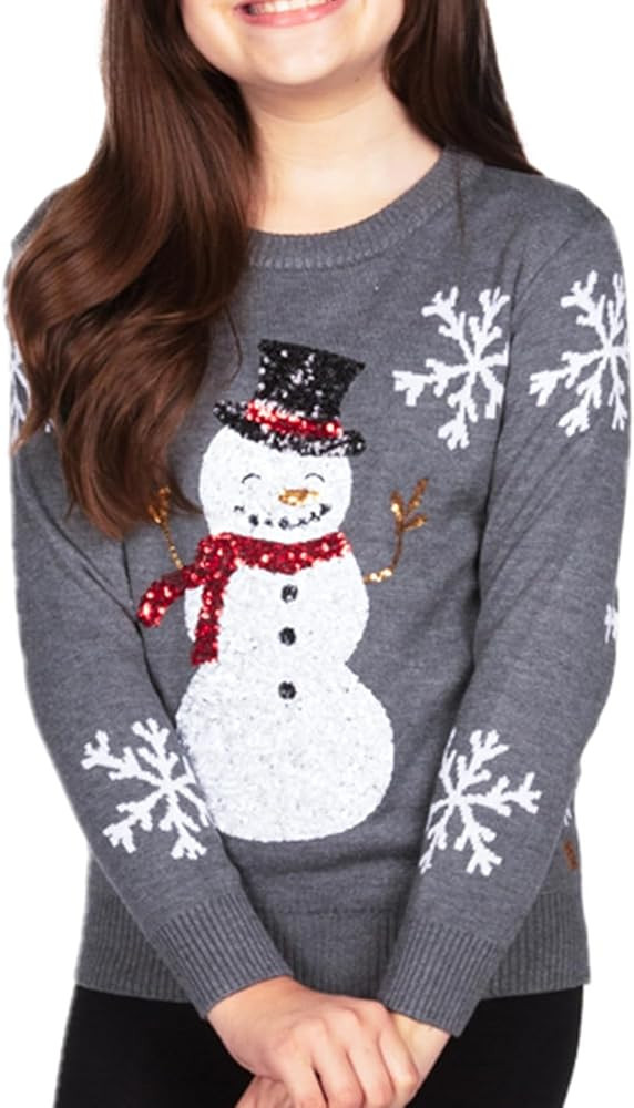 Tipsy Elves Christmas Sweaters for Kids - Children's Cute and Tacky Ugly Pullovers for Boys and G... | Amazon (US)