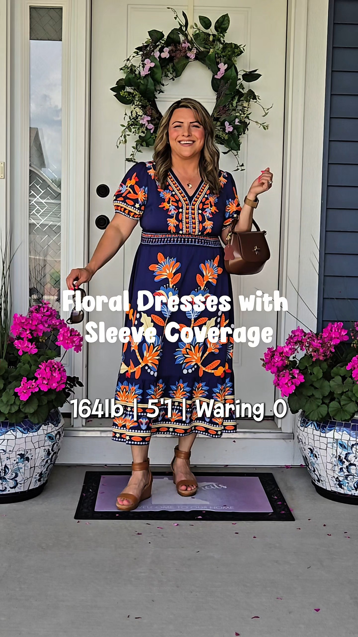 Floral dresses with sleeves coverage 

#LTKPlusSize #LTKPetite #LTKMidsize