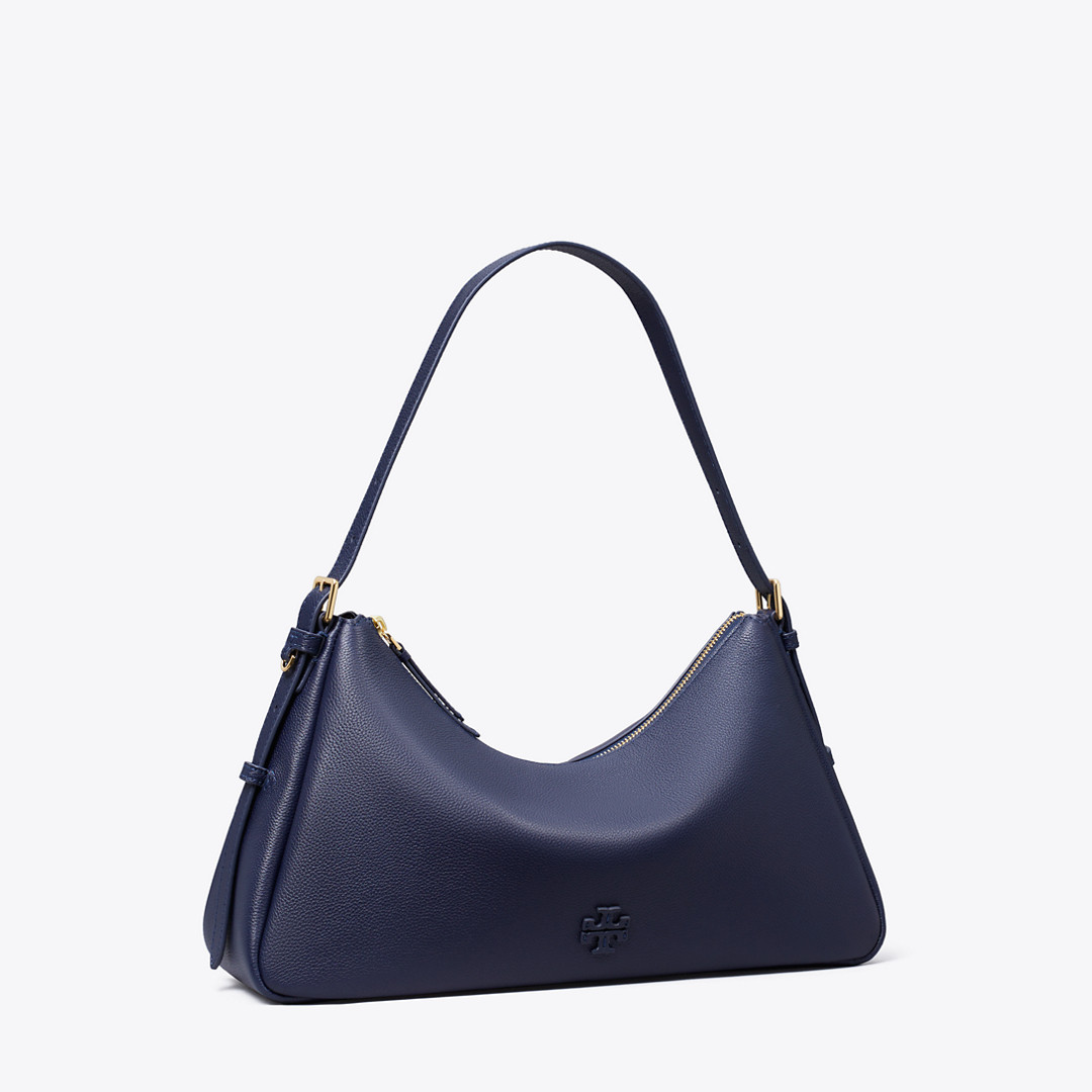 Tory Burch Leather Zip Top Shoulder Bag | Tory Burch (US)
