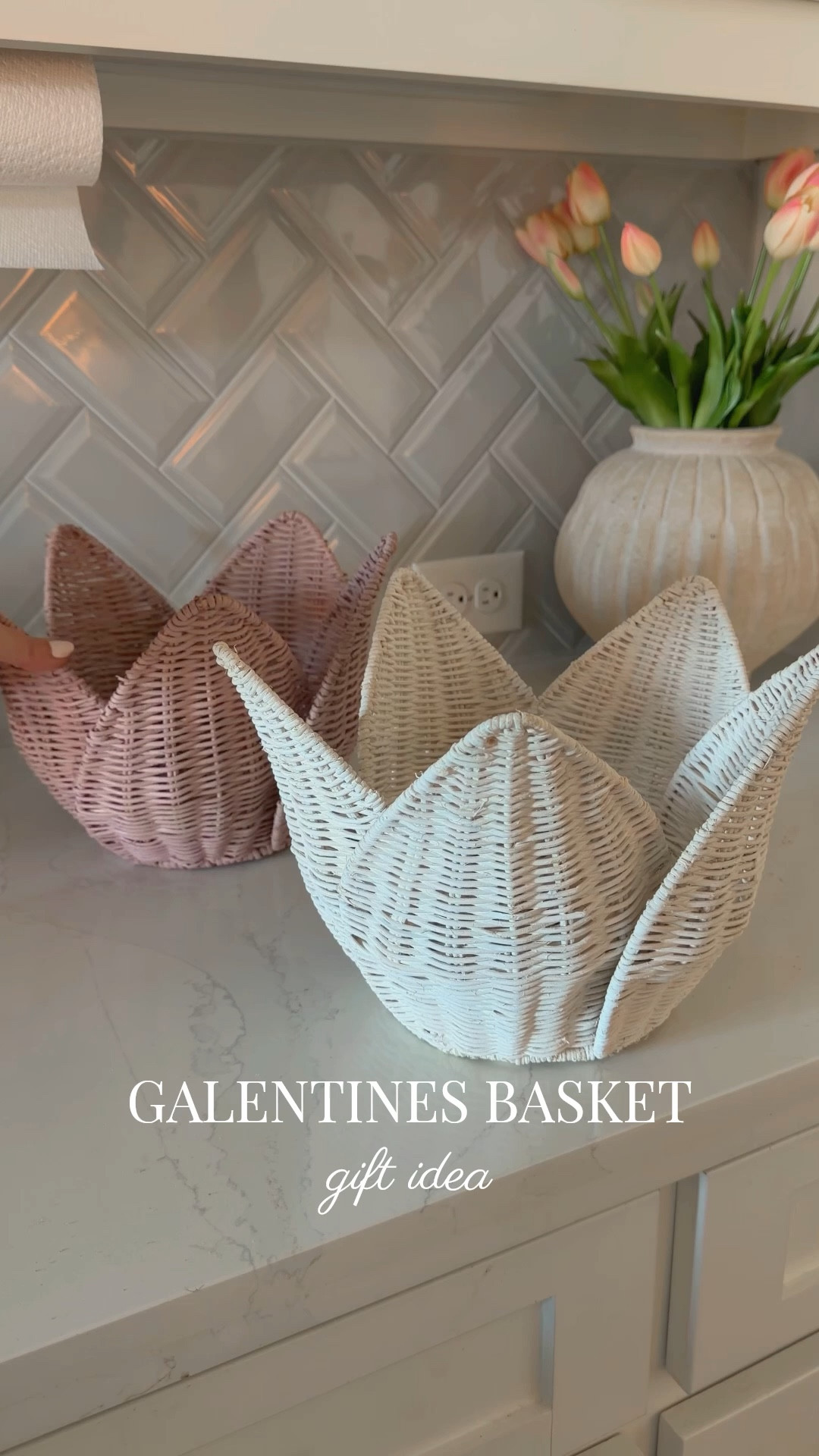 Galentines Day Gift idea for your bestie! Also would be perfect to gift to your little for Valentines Day! Or for a teacher gift!! Everything is from Target or Amazon (except the peach glassware-it’s not on Amazon anymore). If you want to shop that go to my Instagram and I have a 10% off coupon for you! Otherwise, they’re available on Amazon in different colors! 
The tulip baskets are from Target and are DARLING! I also love the cherries 🍒 lip gloss clip! So adorable! 

#LTKValentine #LTKselfcare #LTKmomlife