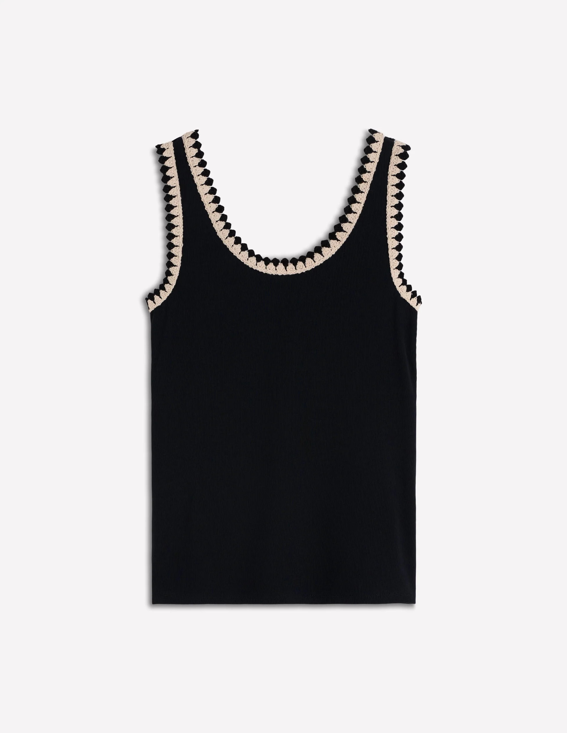 Maddie Trim Detail Vest-Black | Boden (US)