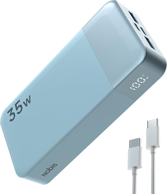 NOBIS Portable Charger, 20000mAh Power Bank, 35W Power Bank Fast Charging, Battery Pack with C to... | Amazon (US)