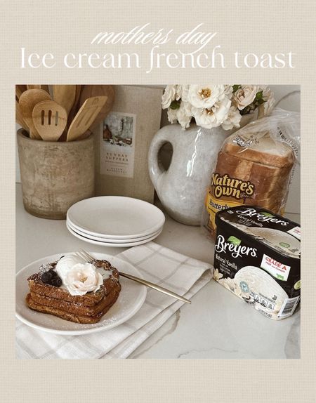 #AD Ice cream french toast 🍞🍨! 
This delicious recipe will be a HIT at your mother’s day brunch & it's so easy + everything is from @Target
+ Mix together 1 cup of melted @Breyers natural vanilla ice cream with 3 eggs, 1 tsp vanilla extract & ½ tsp of cinnamon. 
+ Dip your @naturesownbread in the batter and then cook until golden & crispy in a buttered pan.
+ Top with powdered sugar, syrup & ice cream.
+ Garnish with berries & a flower for a pretty touch 🌸


 #mothersdaybrunch #brunch #Frenchtoast  #Target  #TargetPartner #liketkit #ltkseasonal #ltkhome #breyers

#LTKSeasonal #LTKGiftGuide #LTKfamily