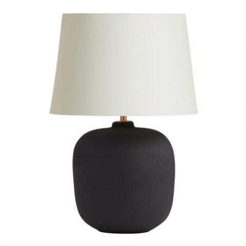 Black Ceramic Table Lamp Base | World Market