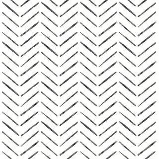 NuWallpaper Black Holden Peel & Stick Wallpaper NUS4387 - The Home Depot | The Home Depot