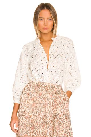 Cleobella Alicia Blouse in Ivory from Revolve.com | Revolve Clothing (Global)