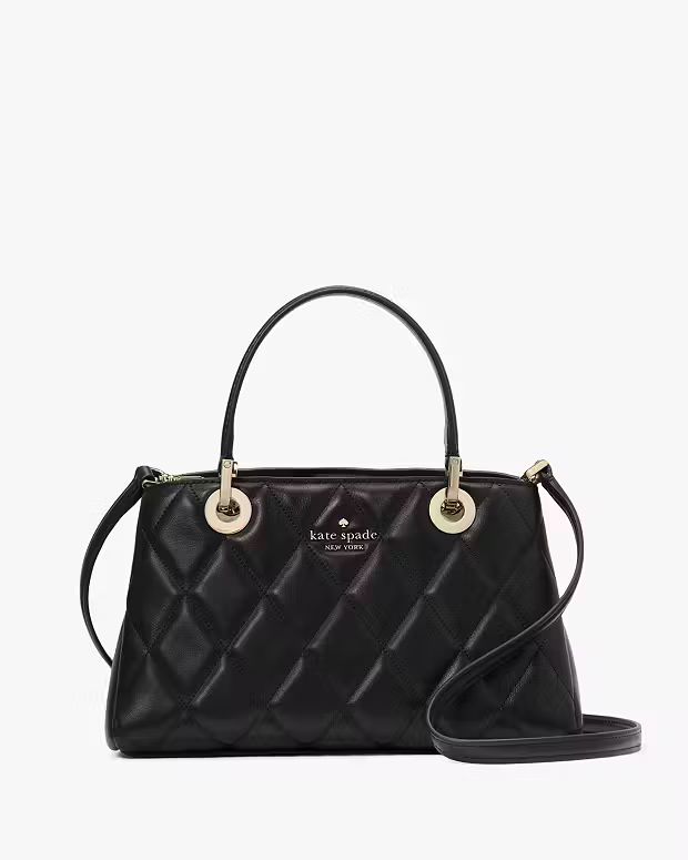 Carey Small Quilted Sullivan Satchel | Kate Spade Outlet