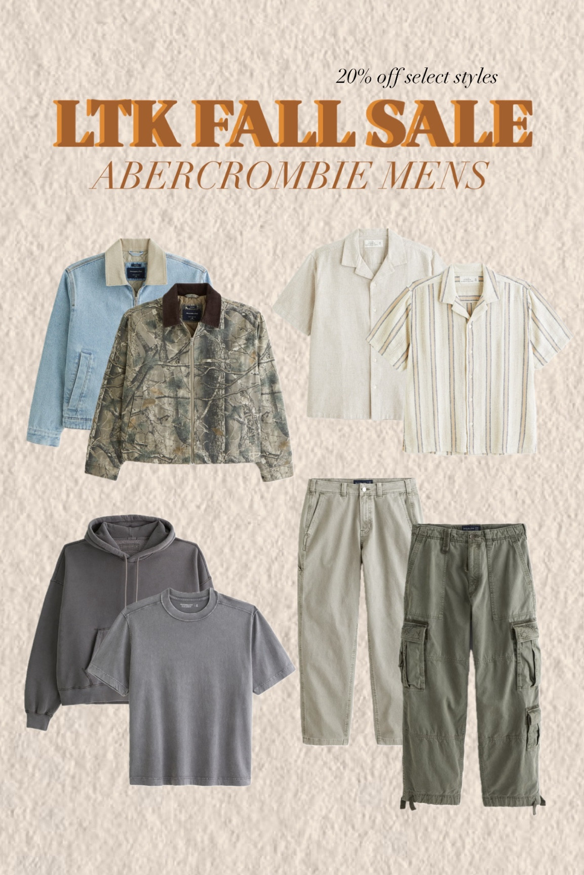 looove a+f men’s !! 20% off select styles! my husband jordan has most of this and he loves the quality (i definitely steal some of his stuff) !! he ESPECIALLY loves their work wear and baggy pants !! 

#LTKFallSale #LTKFindsUnder100 #LTKSeasonal