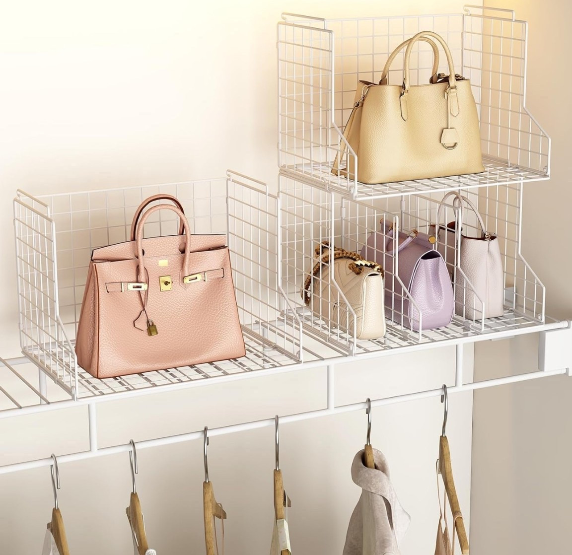 Closet dividers help your closet to stay organized and look more put together! Definitely a must have! 🙌🏽

You can use them for purses, shoes, clothes, and other items!

#LTKShoeCrush #LTKHome #LTKFindsUnder50