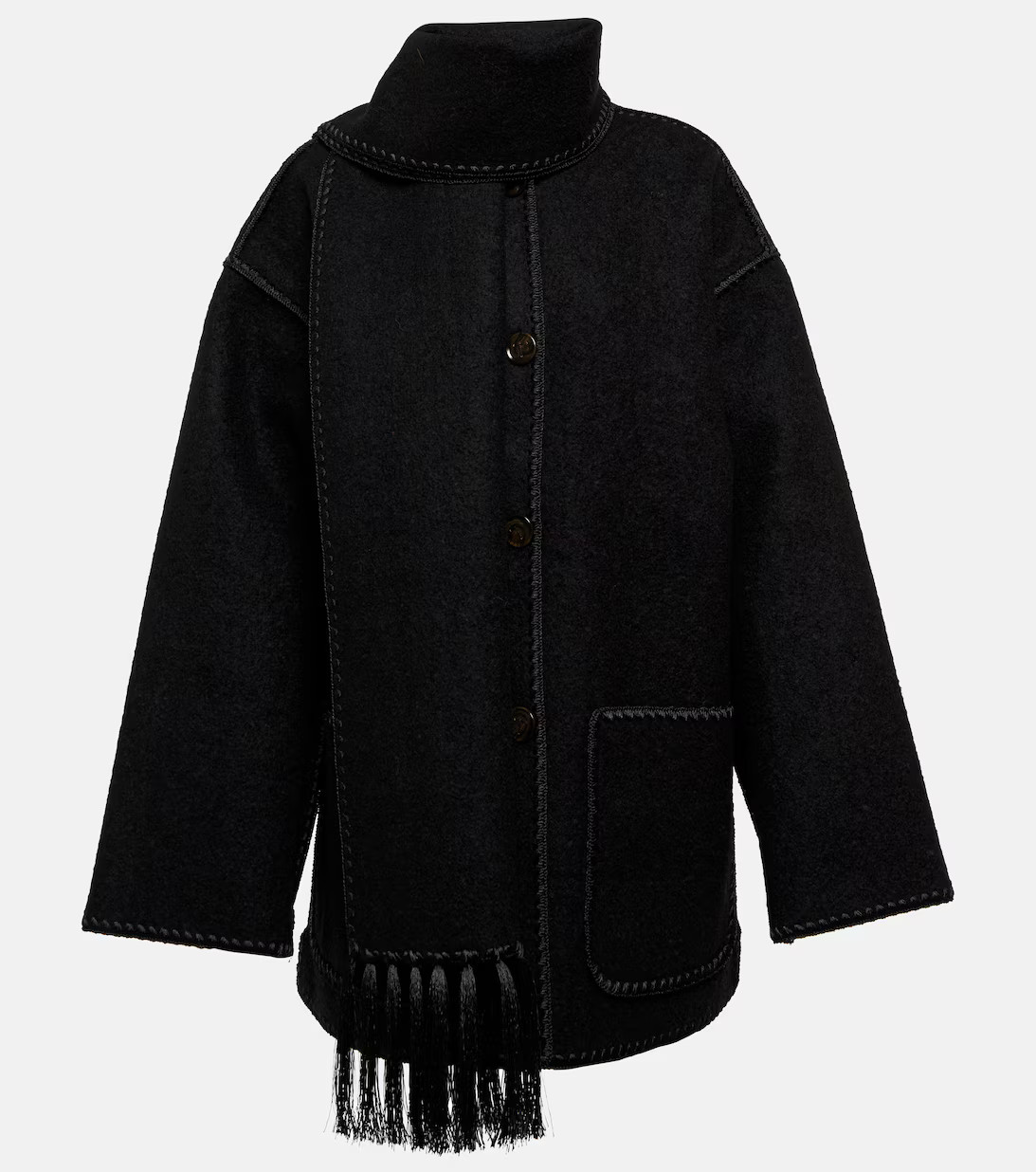 Embroidered wool-blend scarf jacket | Mytheresa (US/CA)