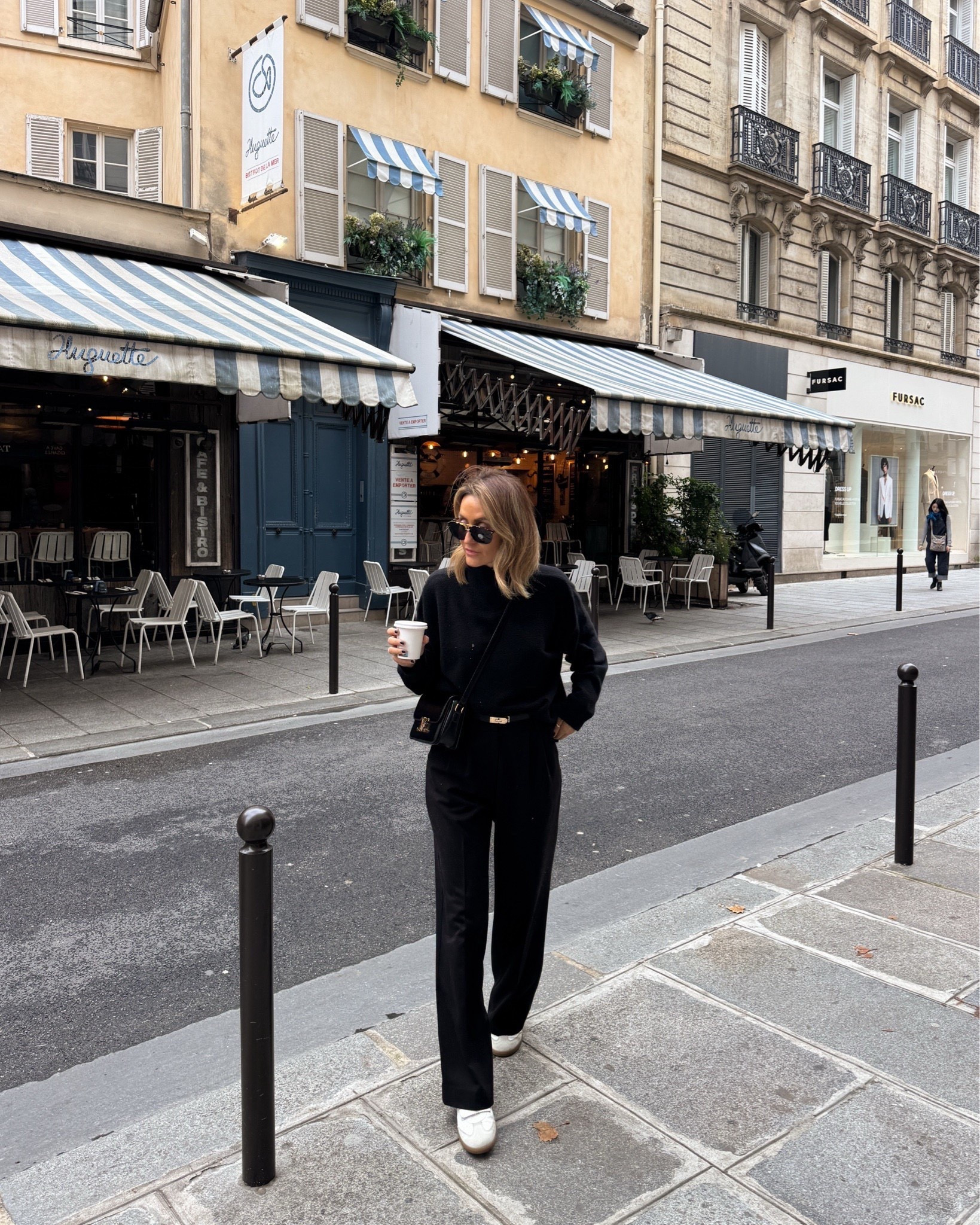 This outfit I wore in Paris last fall was a favorite 🖤 (and it’s about to be back in rotation!) Black trousers are a wardrobe must-have and I’m a big fan of wearing them in place of jeans from time to time. Also, this mock neck sweater was a KSD bestseller last season and I have a feeling it will sell out again this fall/winter. Grab it in your size while you still can! 

#LTKStyleTip #LTKFindsUnder100 #LTKSeasonal