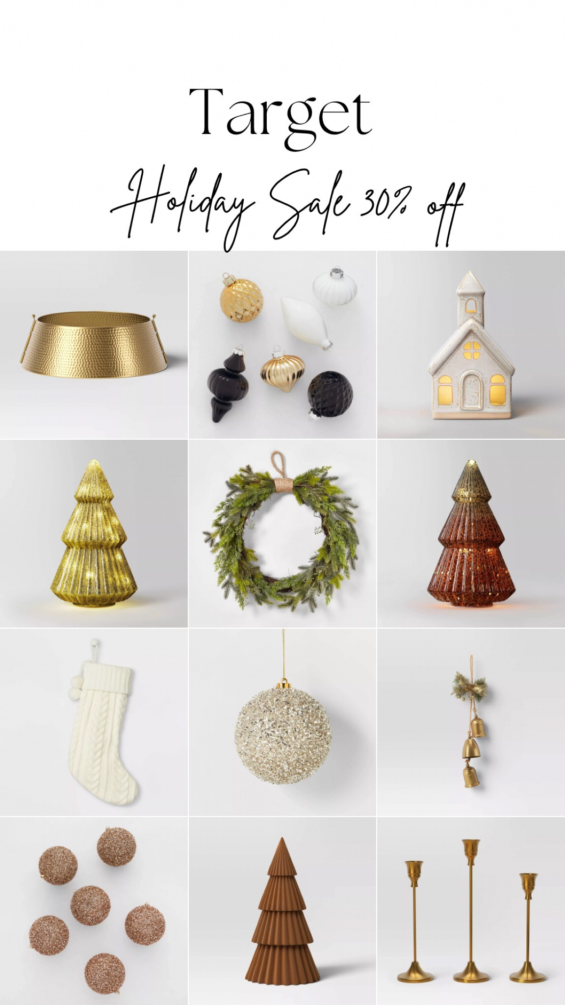 Target holiday sale 30% off

#LTKSeasonal #LTKHoliday #LTKHolidaySale