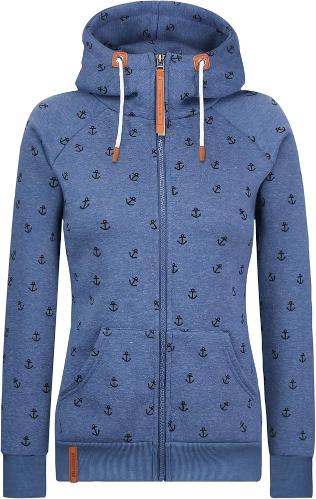 Newbestyle Womens Hoodies Hooded Jersey Jackets Oblique Zipper Fleece Jumper Sweatshirt | Amazon (US)