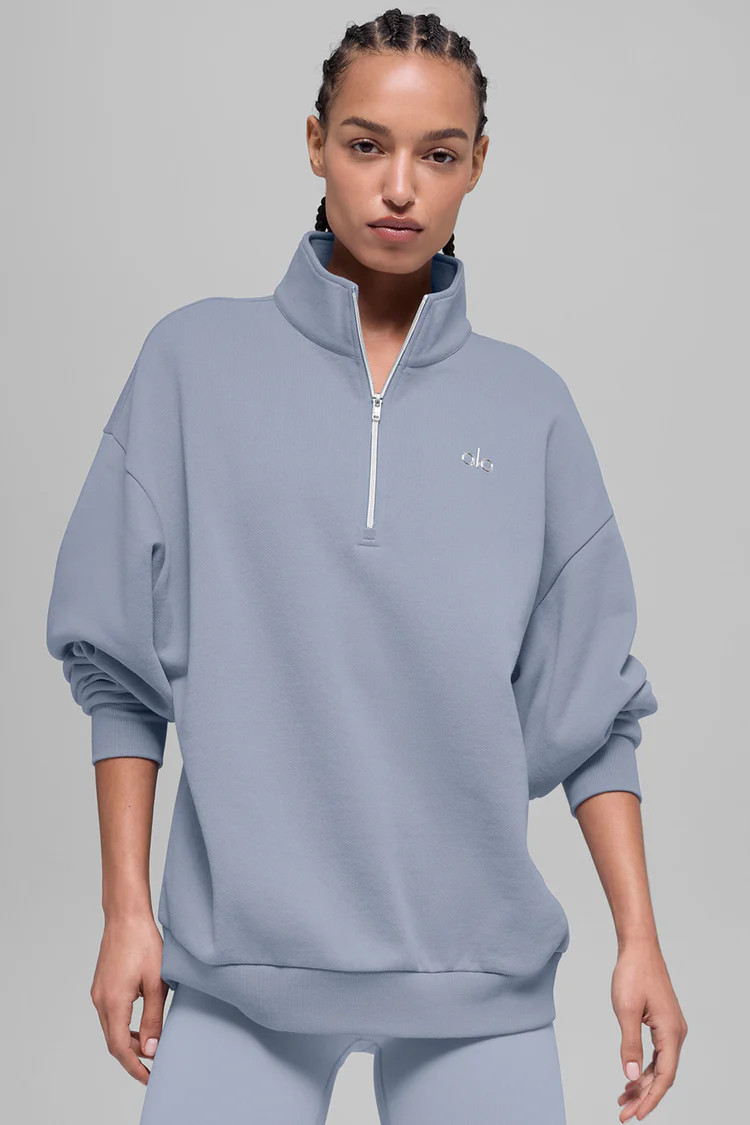 Accolade 1/4 Zip Pullover - Winter Frost | Alo Yoga (US)