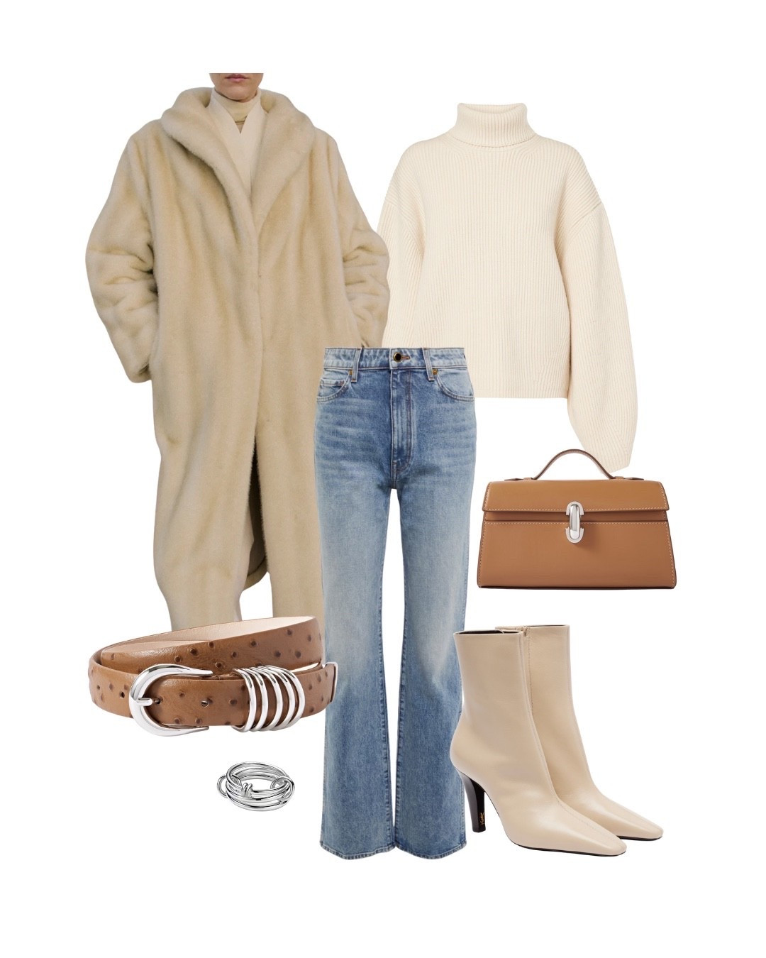 Modern take of The Holiday Winter White outfit 💫

#LTKuk #LTKwinter #LTKjeans