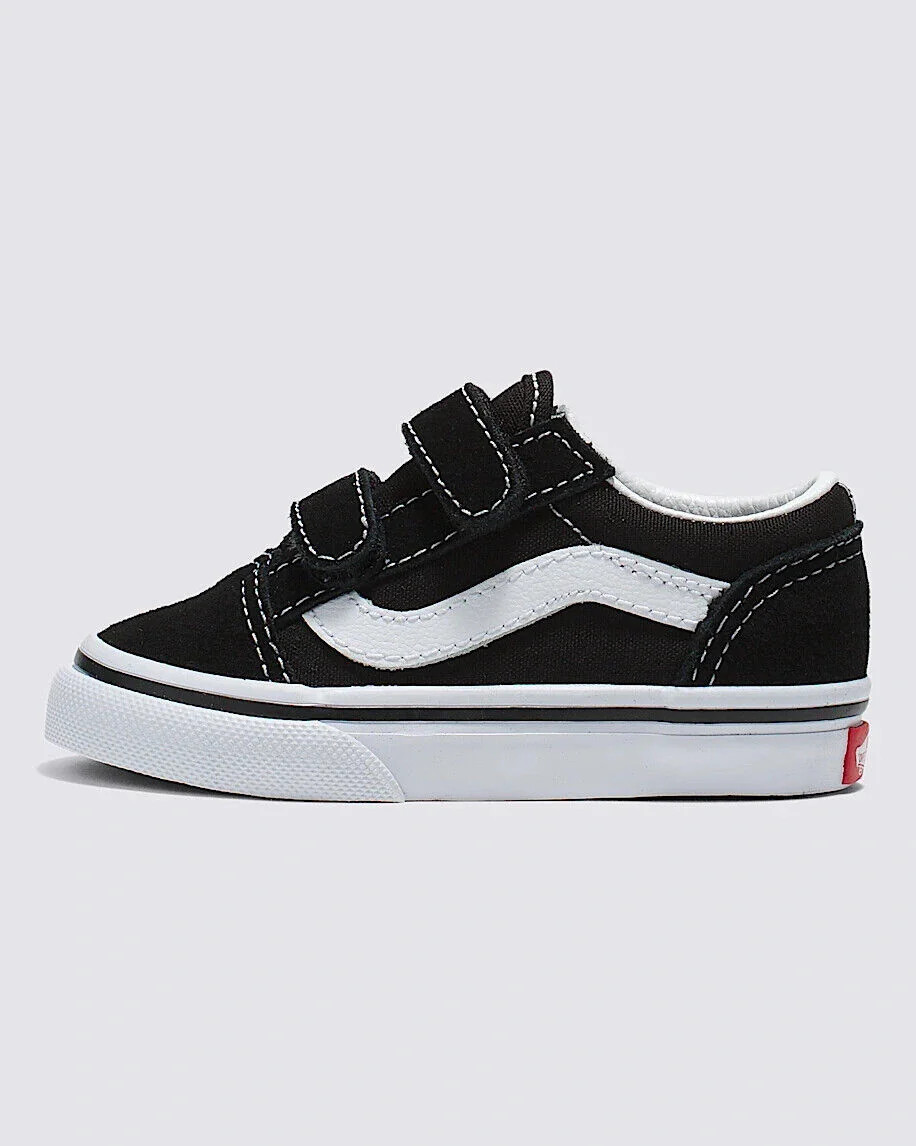 Toddler VANS Old Skool V Black Shoes | Shop Simon