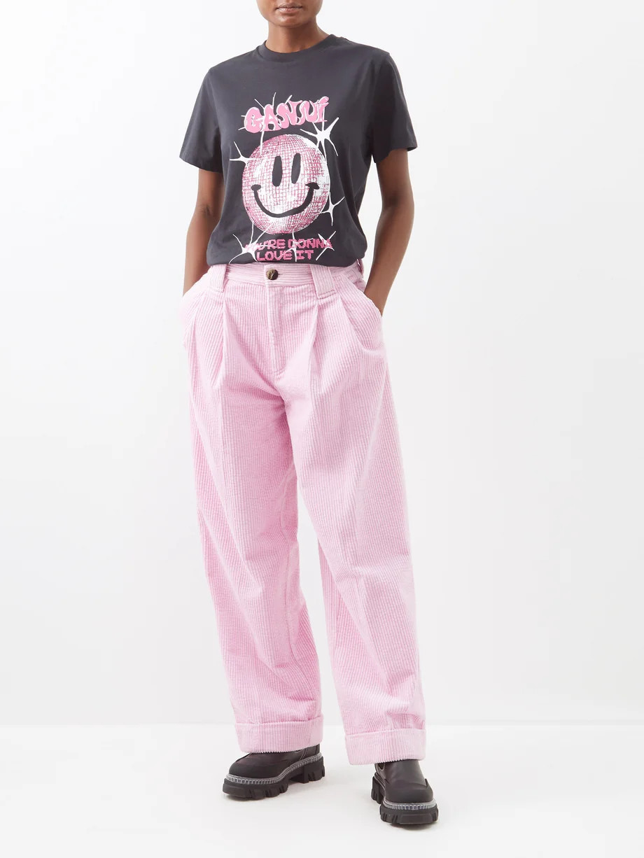 Ribbed cotton-blend corduroy trousers | Matches (US)