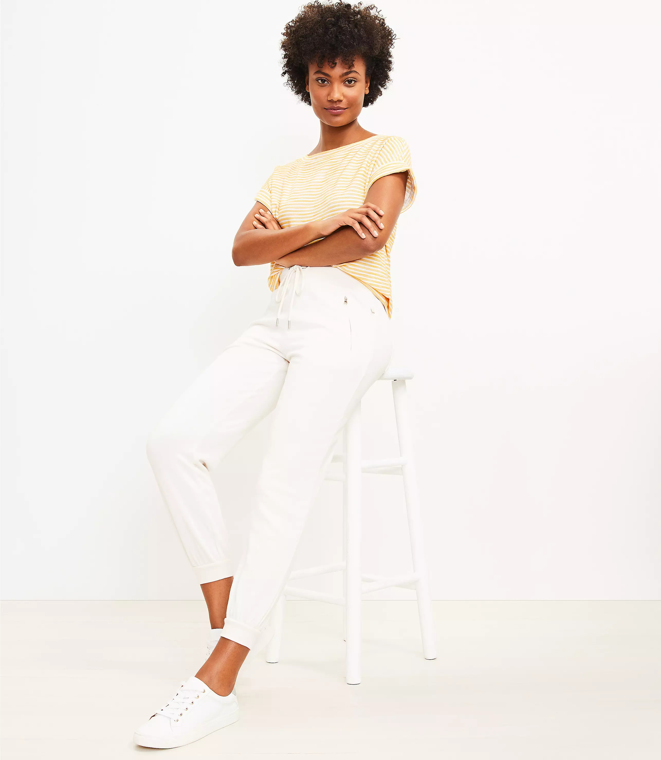 Lou & Grey Zip Pocket Cozy Cotton Joggers | LOFT