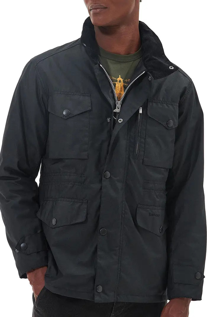 Sapper Regular Fit Weatherproof Waxed Cotton Jacket | Nordstrom