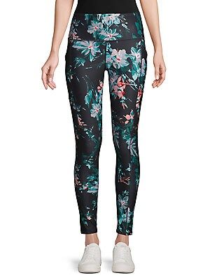 Floral Banded Leggings | Lord & Taylor