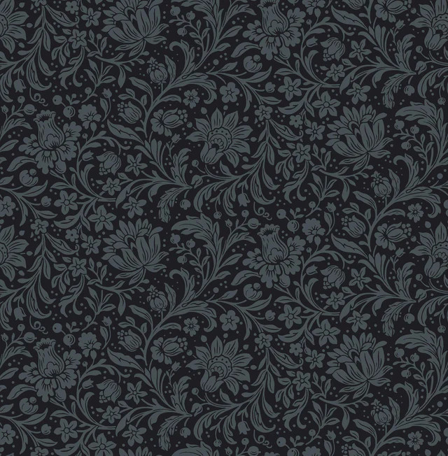 A-Street Prints Chris Loves Julia Hague Dark Blue Wallpaper | DecoratorsBest