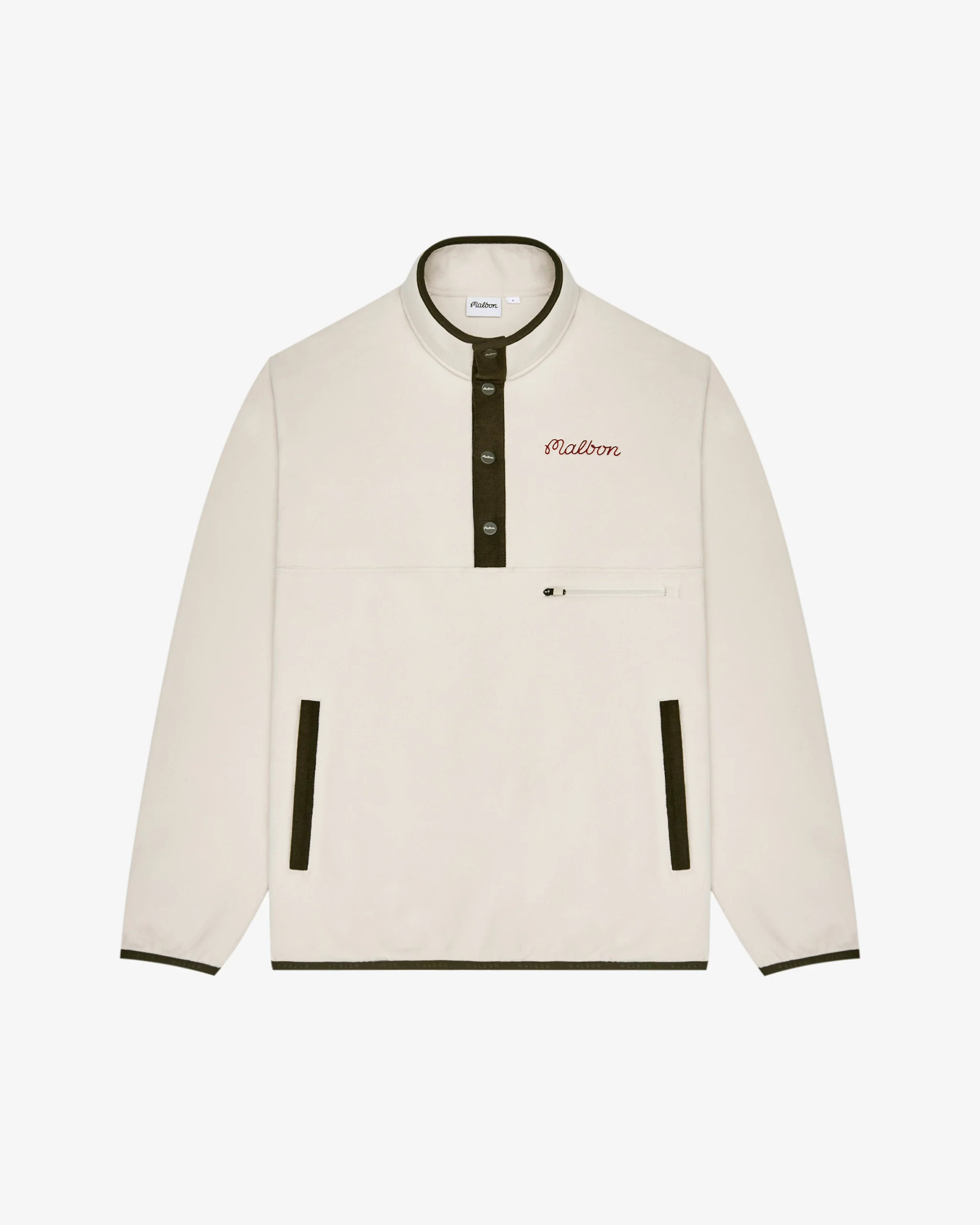 PRESERVE FLEECE HALF ZIP ANORAK | Malbon Golf