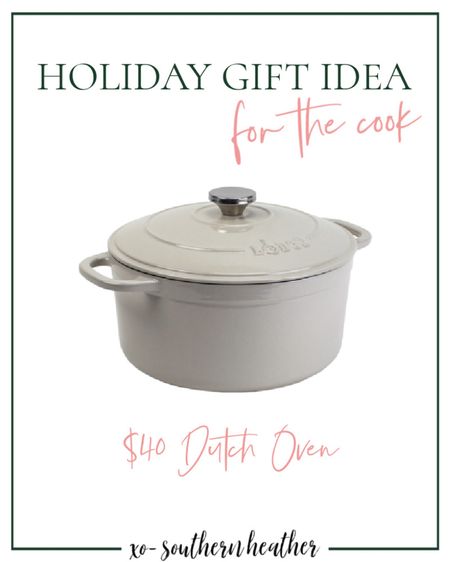 Holiday Gift Idea! This $40 Dutch oven in “oyster” will be beautiful in any kitchen 

#LTKGiftGuide