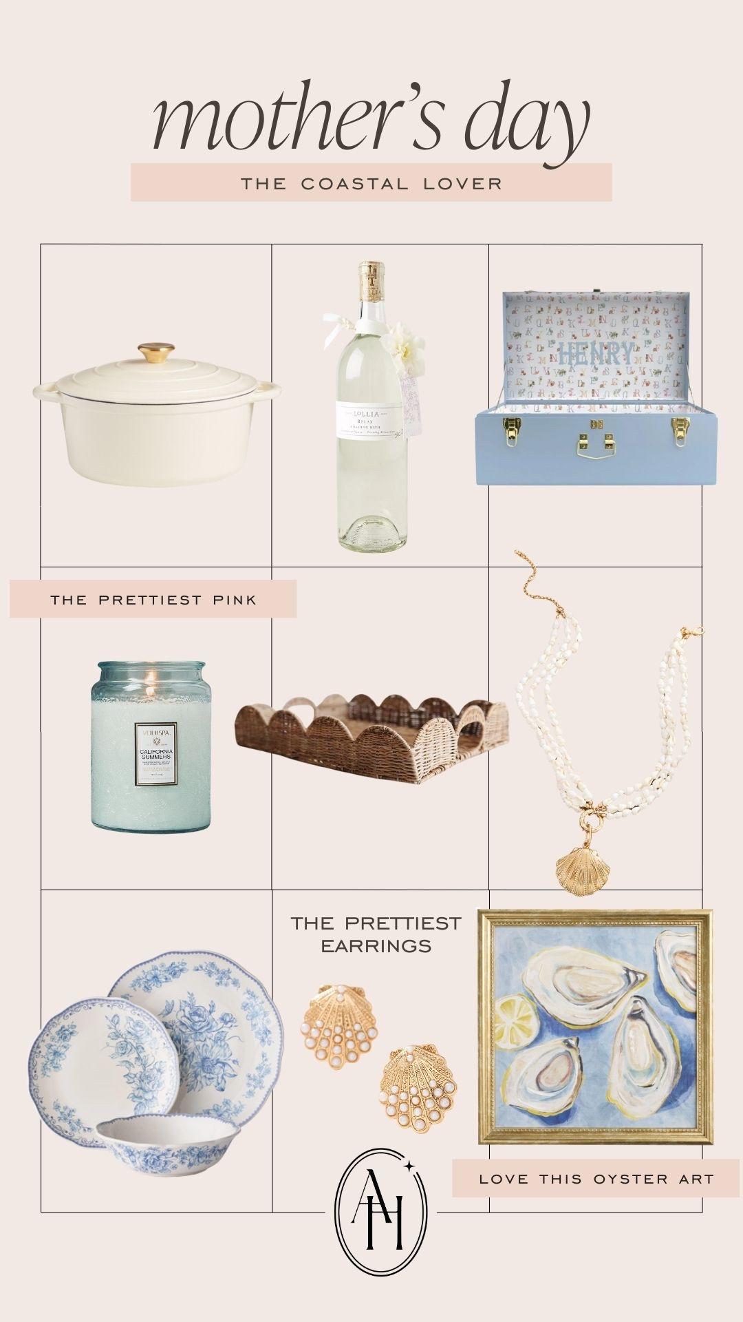 Mother's Day coastal gift ideas. This keepsake box and scallop tray are perfect pieces for the mom in your life. 

#LTKGiftGuide #LTKStyleTip #LTKSeasonal