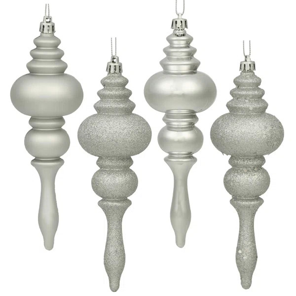 8 Piece Regal Christmas Finial Ornament Set | Wayfair North America