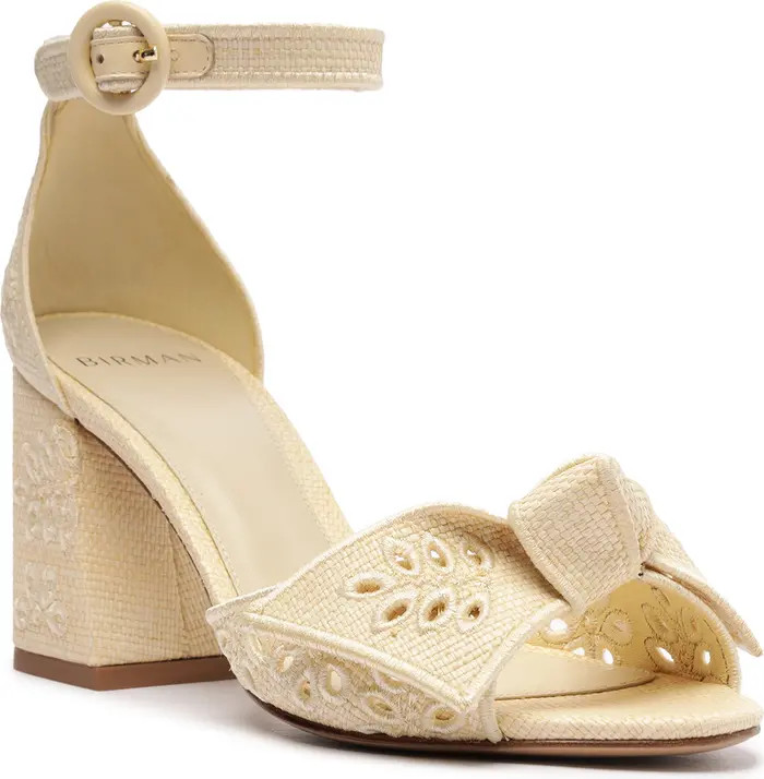 Alexandre Birman Maxi Clarita Embroidered Ankle Strap Sandal (Women) | Nordstrom | Nordstrom