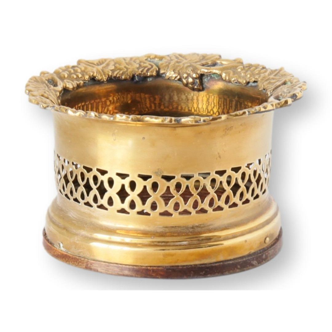 English Brass Wine Coaster | One Kings Lane
