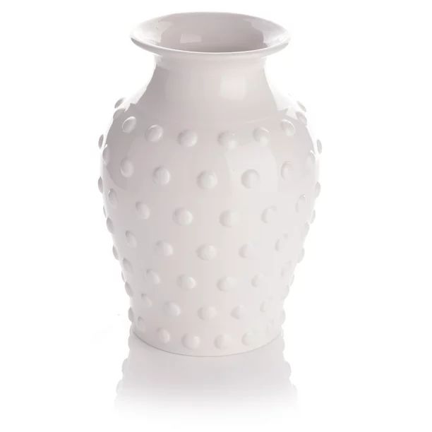 My Texas House Ceramic White Hobnail Vase,  Texas Sized | Walmart (US)