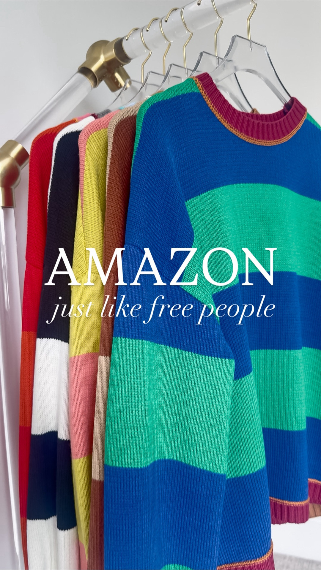 These fun striped sweaters are just like Free People! We love the color options and how comfy they are! 🪢❤️🤩


#thesistershoppers #freepeopleinspired #amazonfashion #fallfashion #amazonfallfashion @amazon

#LTKHome #LTKdayinmylife