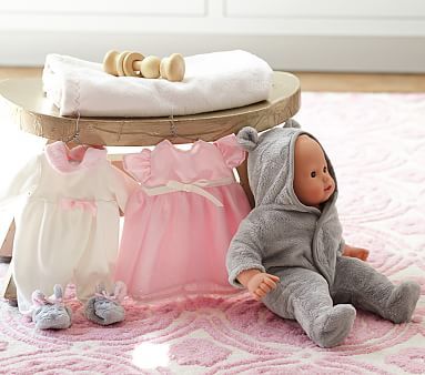Baby Doll PJ, Party Dress & Bear Onesie Outfit Set | Pottery Barn Kids