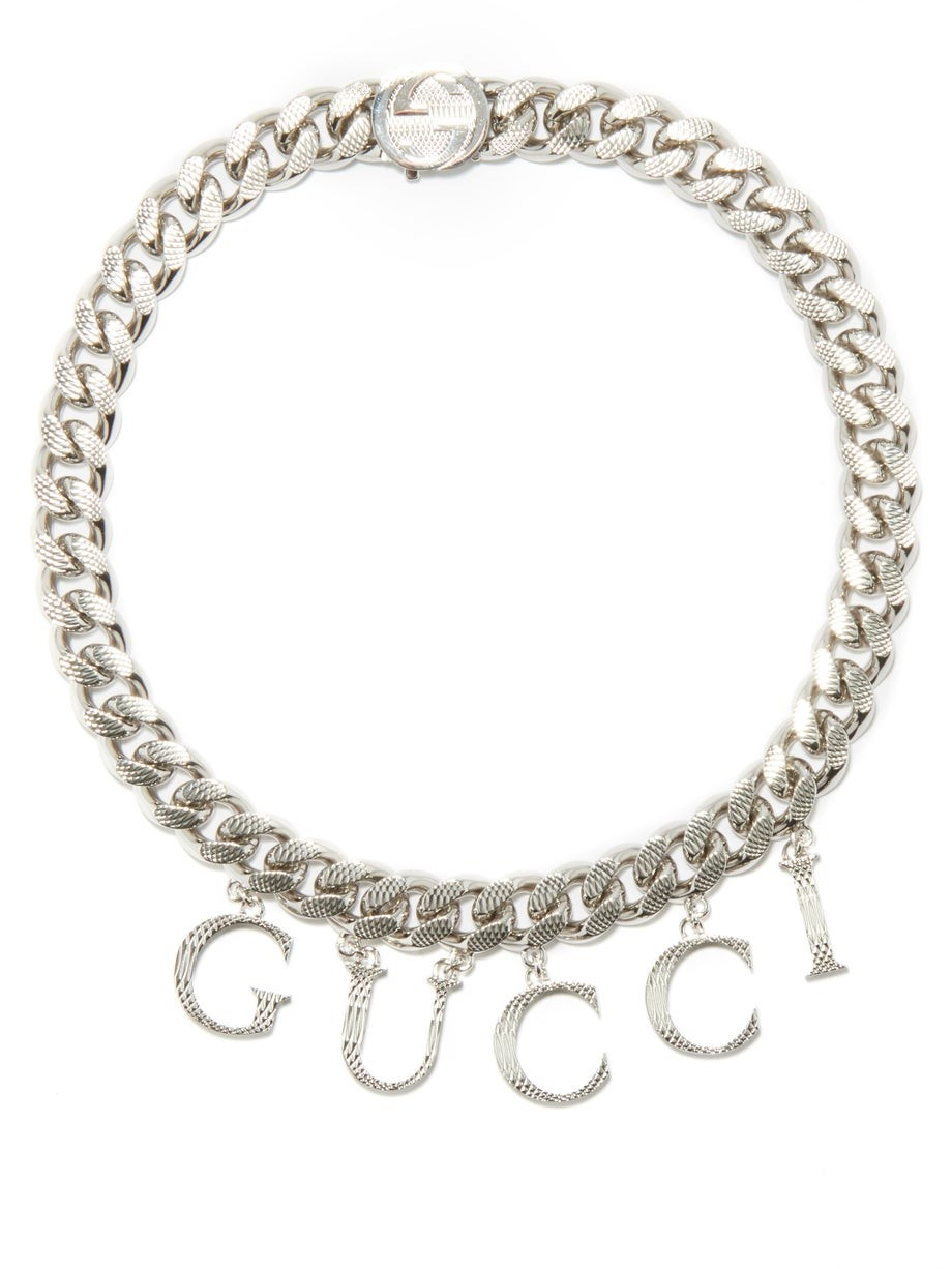 Gucci Script-pendant choker | Matches (UK)