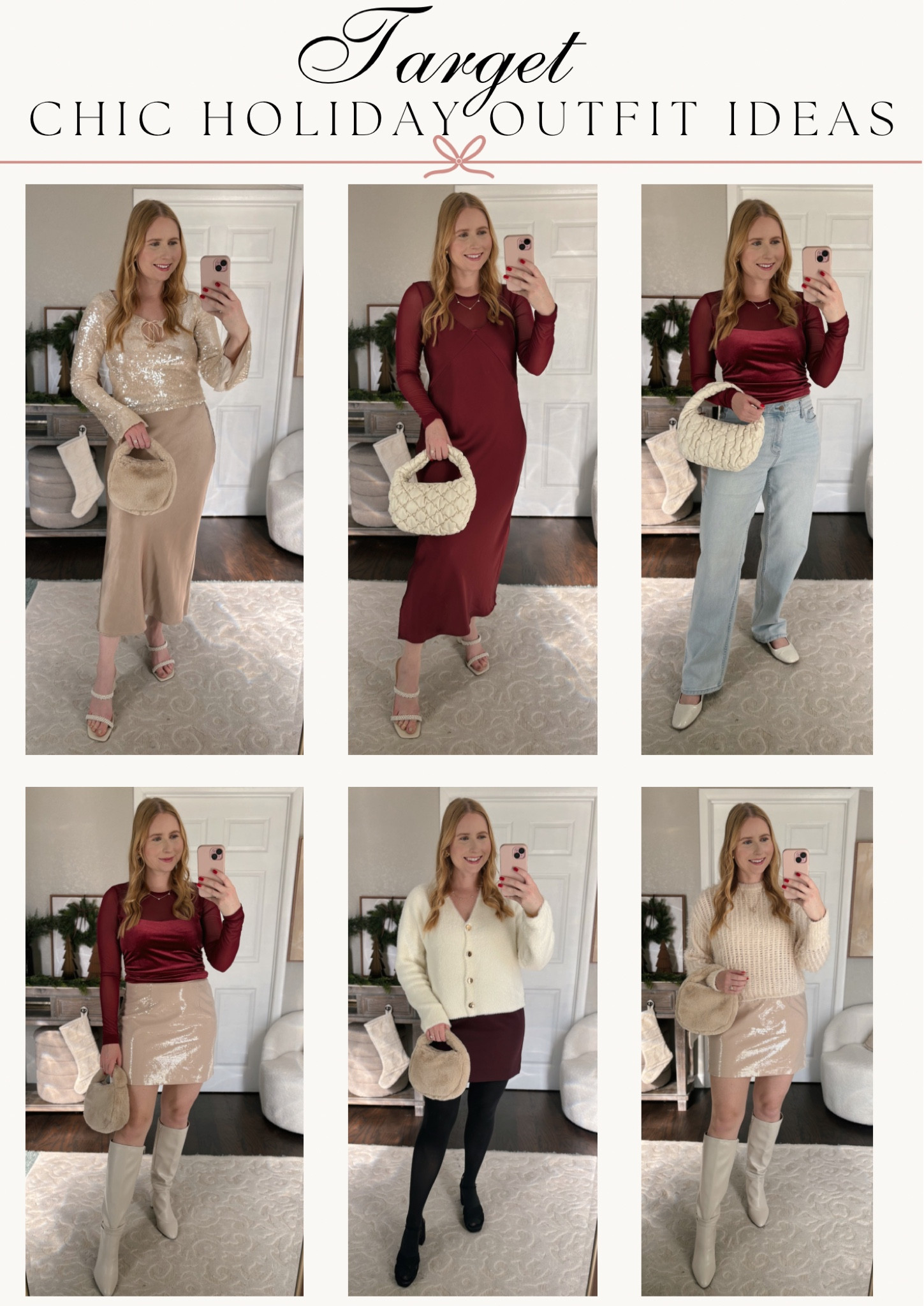 Target holiday outfits ✨🎄 as seen on YouTube search 🔍 Affordable by Amanda to watch this Target winter try on haul 2024 



#LTKParties #LTKSeasonal #LTKHoliday