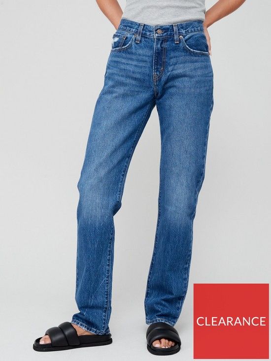 Levi's Middy Straight Jean - Idle Time Blue | Very (UK)