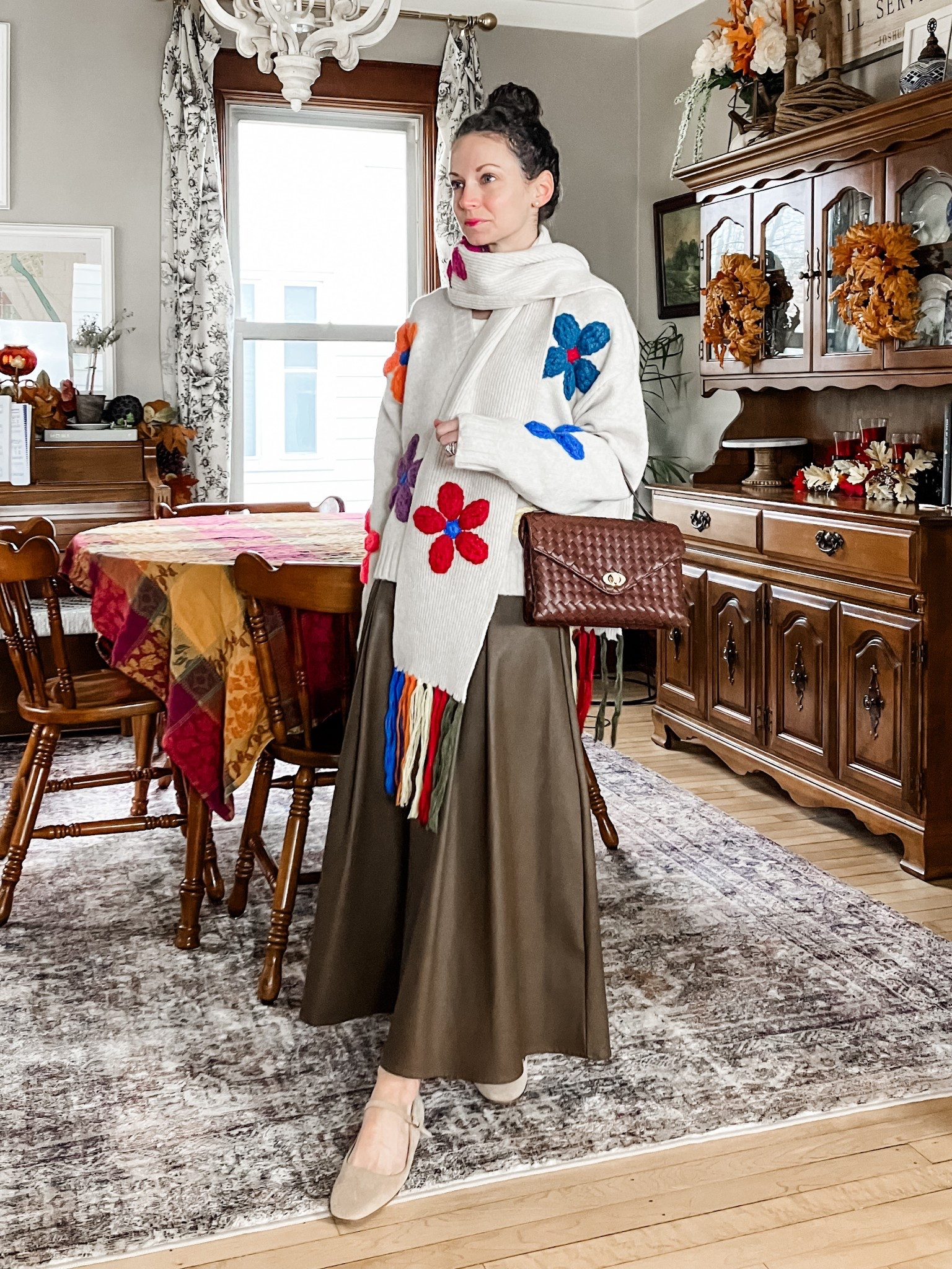 Thanksgiving outfit inspiration!
Petite outfit. Modest outfit. Fall outfit. Neutral outfit  

#LTKPetite #LTKHoliday #LTKOver40