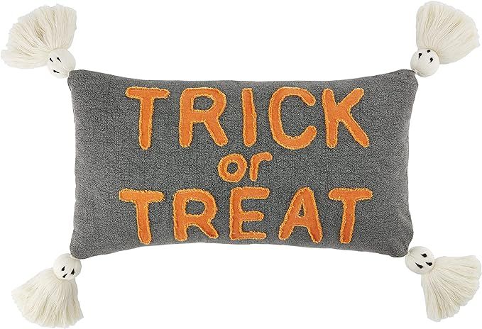 Amazon.com: Mud Pie Halloween Ghost Tassel Pillow, 11" x 20", Trick or Treat 4 Count : Home & Kit... | Amazon (US)