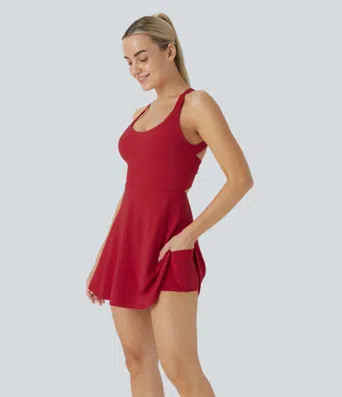 SoftlyZero™ Airy Backless Twisted Cool Touch Dance Active Dress-Easy Peezy Edition | HALARA