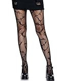 Leg Avenue Women's Dark Alternative Animal FIshnet Tights, One Size, Bat | Amazon (US)