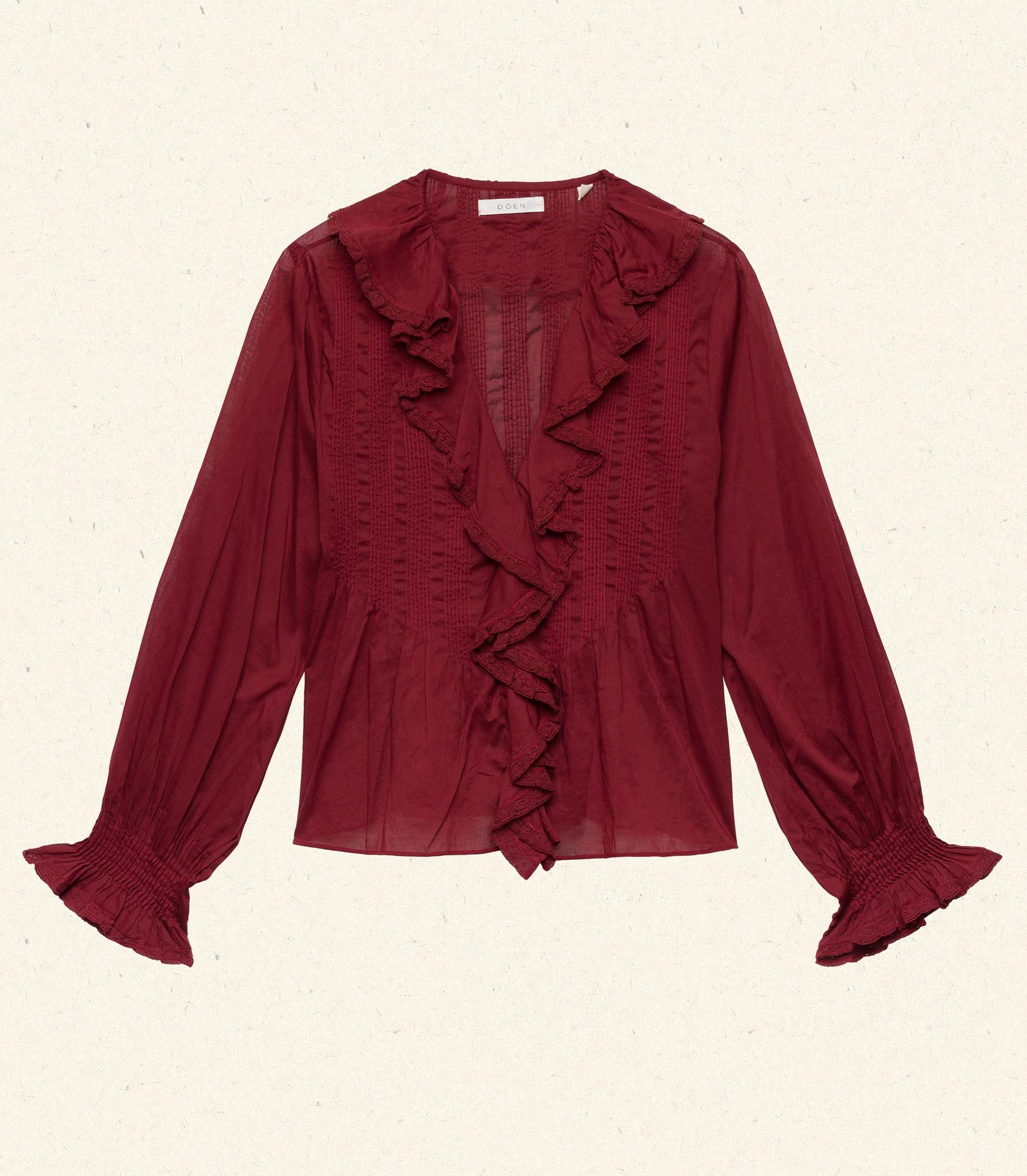 Hardy Top - Deep Crimson | DÔEN | DOEN