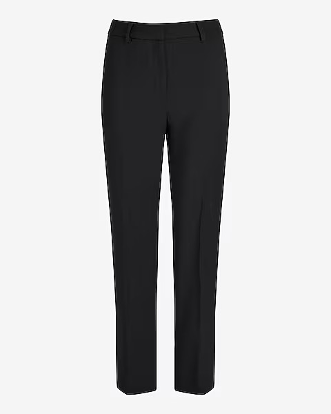 Editor High Waisted Twill Straight Ankle Pant | Express
