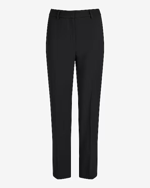 Editor High Waisted Twill Straight Ankle Pant | Express