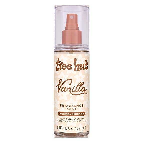 Tree Hut Vanilla Fragrance Mist, Refreshing Body Spray to Layer with Your Favorite Scents, Versat... | Amazon (US)