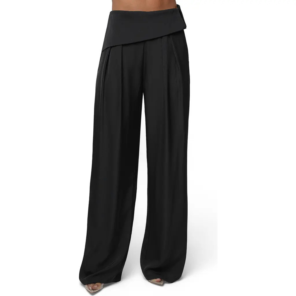 JLUXLABEL Executive High Waist Pants in Black at Nordstrom, Size Small | Nordstrom