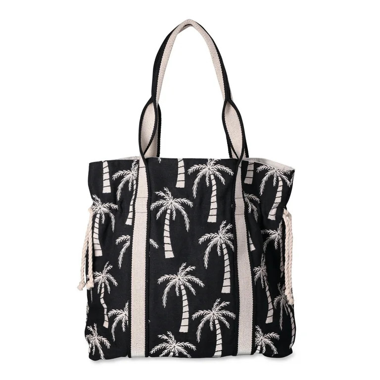 No Boundaries Juniors' Print Beach Tote | Walmart (US)